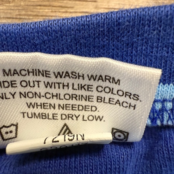 Hanna Andersson 2-Piece Long John Blue Striped Pajama Set, Organic Cotton, sz 10 - Picture 11 of 15